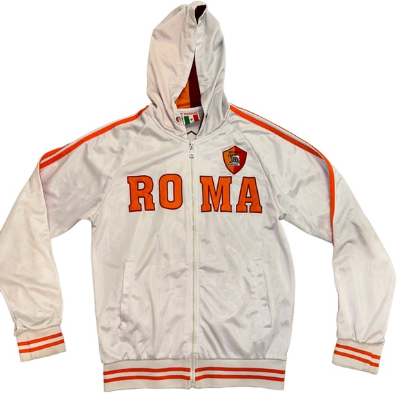 Roma jacket womens size medium white/orange brandon.com - Picture 1 of 2